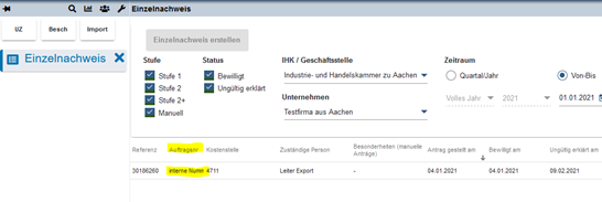 Release Notes eUZweb Version PP 1.32.0 – 02.03.2022