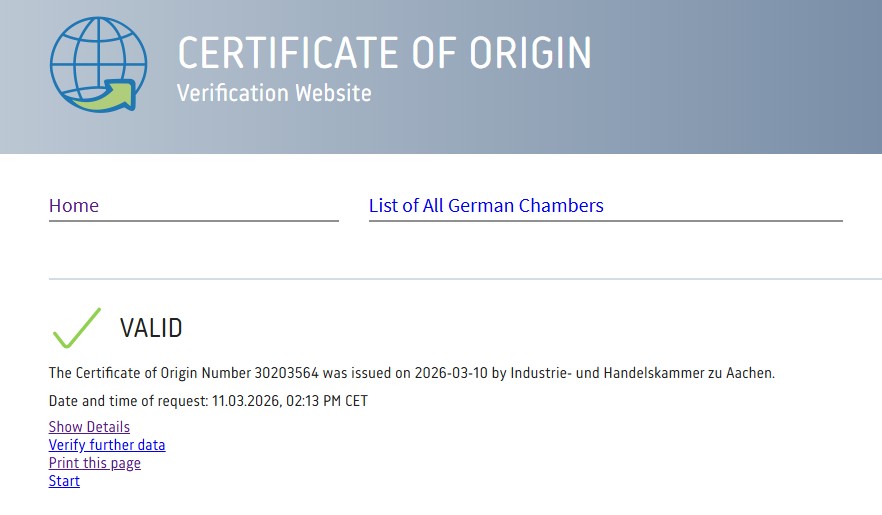 Verifikationsportal 1.15.0 Bild 2